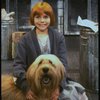 Actress Mary K. Lombardi as Annie w. Sandy in a scene from the Chicago production of the musical "Annie."