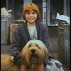 Actress Mary K. Lombardi as Annie w. Sandy in a scene from the Chicago production of the musical "Annie."
