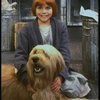 Actress Mary K. Lombardi as Annie w. Sandy in a scene from the Chicago production of the musical "Annie."