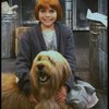 Actress Mary K. Lombardi as Annie w. Sandy in a scene from the Chicago production of the musical "Annie."