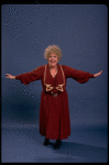Actress Dolores Wilson as Miss Hannigan in a scene from the Chicago production of the musical "Annie."