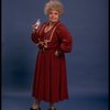 Actress Dolores Wilson as Miss Hannigan in a scene from the Chicago production of the musical "Annie."