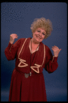 Actress Dolores Wilson as Miss Hannigan in a scene from the Chicago production of the musical "Annie."