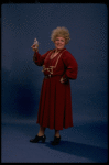 Actress Dolores Wilson as Miss Hannigan in a scene from the Chicago production of the musical "Annie."