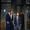 Ruth Kobart as Miss Hannigan and Mary K. Lombardi as Annie in a scene from the Chicago production of the musical "Annie."