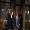 Ruth Kobart as Miss Hannigan and Mary K. Lombardi as Annie in a scene from the Chicago production of the musical "Annie."