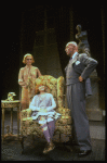 Ellen Martin as Grace, Mary K. Lombardi as Annie and Norwood Smith as Daddy Warbucks in a scene from the Chicago production of the musical "Annie."