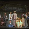 2L-4L) Ellen Martin as Grace, Mary K. Lombardi as Annie and Norwood Smith as Daddy Warbucks in a scene from the Chicago production of the musical "Annie."