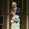 Mary K. Lombardi as Annie and Norwood Smith as Daddy Warbucks in a scene from the Chicago production of the musical "Annie."