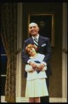 Mary K. Lombardi as Annie and Norwood Smith as Daddy Warbucks in a scene from the Chicago production of the musical "Annie."