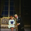 Mary K. Lombardi as Annie and Norwood Smith as Daddy Warbucks in a scene from the Chicago production of the musical "Annie."