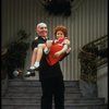 Mary K. Lombardi as Annie and Norwood Smith as Daddy Warbucks in a scene from the Chicago production of the musical "Annie."