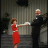 Mary K. Lombardi as Annie and Norwood Smith as Daddy Warbucks in a scene from the Chicago production of the musical "Annie."