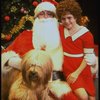 Mary K. Lombardi as Annie w. Santa Claus and Sandy in a scene from the Chicago production of the musical "Annie."