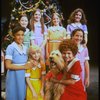 Mary K. Lombardi as Annie w. Sandy (R) and orphans in a scene from the Chicago production of the musical "Annie."