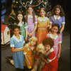 Mary K. Lombardi as Annie w. Sandy (R) and orphans in a scene from the Chicago production of the musical "Annie."