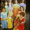 Mary K. Lombardi as Annie w. Sandy (R) and orphans in a scene from the Chicago production of the musical "Annie."