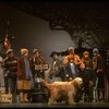 Mary K. Lombardi as Annie w. Sandy and Hooverville-ites in a scene from the Chicago production of the musical "Annie."