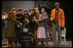 Hooverville-ites in a scene from the Chicago production of the musical "Annie."