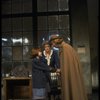 Mary K. Lombardi as Annie, Ruth Kobart as Miss Hannigan and Ellen Martin as Grace in a scene from the Chicago production of the musical "Annie."