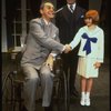 Mary K. Lombardi as Annie, Norwood Smith as Daddy Warbucks and Stephen Everett as FDR in a scene from the Chicago production of the musical "Annie."