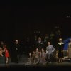 Entire cast in a scene from the Chicago production of the musical "Annie."