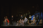 Entire cast in a scene from the Chicago production of the musical "Annie."