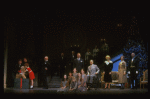 Entire cast in a scene from the Chicago production of the musical "Annie."