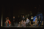 Entire cast in a scene from the Chicago production of the musical "Annie."