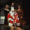 Allison Smith, Alice Ghostley, John Schuck and Mary Bracken Phillips w. Sandy and Santa Claus in a scene from the Broadway production of the musical "Annie."