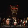 Allison Smith as Annie, John Schuck as Daddy Warbucks and Mary Bracken Phillips as Grace in a scene from the Broadway production of the musical "Annie."