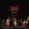 Allison Smith as Annie, John Schuck as Daddy Warbucks and Mary Bracken Phillips as Grace in a scene from the Broadway production of the musical "Annie."