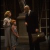 Allison Smith as Annie, John Schuck as Daddy Warbucks and Mary Bracken Phillips as Grace in a scene from the Broadway production of the musical "Annie."