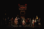 Allison Smith as Annie, John Schuck as Daddy Warbucks and Mary Bracken Phillips as Grace in a scene from the Broadway production of the musical "Annie."