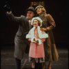 Allison Smith as Annie, John Schuck as Daddy Warbucks and Mary Bracken Phillips as Grace in a scene from the Broadway production of the musical "Annie."