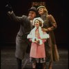 Allison Smith as Annie, John Schuck as Daddy Warbucks and Mary Bracken Phillips as Grace in a scene from the Broadway production of the musical "Annie."