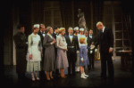 Allison Smith as Annie, John Schuck as Daddy Warbucks and Mary Bracken Phillips as Grace in a scene from the Broadway production of the musical "Annie."