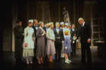 Allison Smith as Annie, John Schuck as Daddy Warbucks and Mary Bracken Phillips as Grace in a scene from the Broadway production of the musical "Annie."