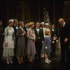 Allison Smith as Annie, John Schuck as Daddy Warbucks and Mary Bracken Phillips as Grace in a scene from the Broadway production of the musical "Annie."