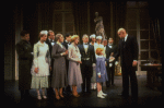 Allison Smith as Annie, John Schuck as Daddy Warbucks and Mary Bracken Phillips as Grace in a scene from the Broadway production of the musical "Annie."