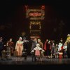 Allison Smith as Annie, John Schuck as Daddy Warbucks and Mary Bracken Phillips as Grace in a scene from the Broadway production of the musical "Annie."