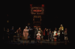 Allison Smith as Annie, John Schuck as Daddy Warbucks and Mary Bracken Phillips as Grace in a scene from the Broadway production of the musical "Annie."