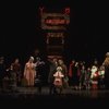Allison Smith as Annie, John Schuck as Daddy Warbucks and Mary Bracken Phillips as Grace in a scene from the Broadway production of the musical "Annie."