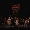 Allison Smith as Annie, John Schuck as Daddy Warbucks and Mary Bracken Phillips as Grace in a scene from the Broadway production of the musical "Annie."