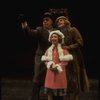 Allison Smith as Annie, John Schuck as Daddy Warbucks and Mary Bracken Phillips as Grace in a scene from the Broadway production of the musical "Annie."