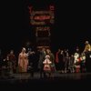 Allison Smith as Annie, John Schuck as Daddy Warbucks and Mary Bracken Phillips as Grace in a scene from the Broadway production of the musical "Annie."