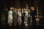 Allison Smith as Annie, John Schuck as Daddy Warbucks and Mary Bracken Phillips as Grace in a scene from the Broadway production of the musical "Annie."
