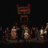 Allison Smith as Annie, John Schuck as Daddy Warbucks and Mary Bracken Phillips as Grace in a scene from the Broadway production of the musical "Annie."