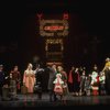 Allison Smith as Annie, John Schuck as Daddy Warbucks and Mary Bracken Phillips as Grace in a scene from the Broadway production of the musical "Annie."