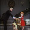 Allison Smith as Annie and John Schuck as Daddy Warbucks w. Sandy in a scene from the Broadway production of the musical "Annie."